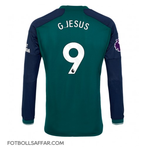 Arsenal Gabriel Jesus #9 Tredjeställ 2023-24 Långärmad